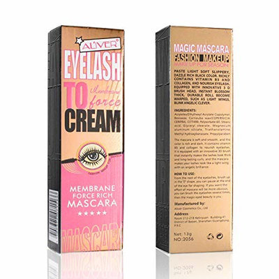 Women Mascara,Aliver 4D Silk Fiber Eyelash Mascara Extension Makeup Black Waterproof Kit Eye Lashes
