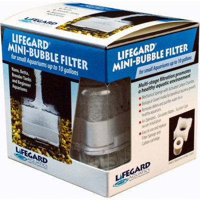 Lifegard Aquatics Mini-Bubble Filter