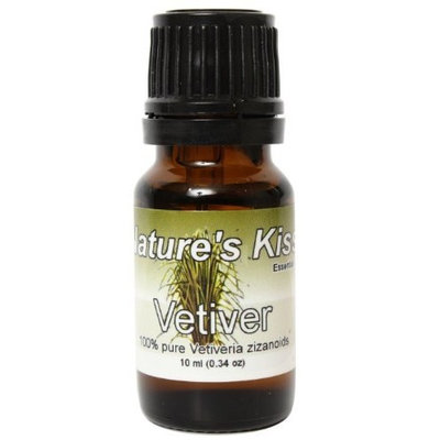 Nature's Kiss Products Vetiver Therapeutic Grade 10ml Pure Essential Oil, 0.34 Fluid Ounce