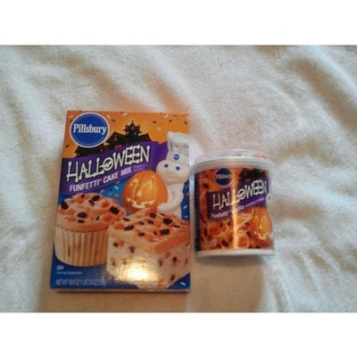 HALLOWEEN PILLSBURY FUNFETTI CAKE MIX AND Halloween FUNFETTI VANILLA FROSTING