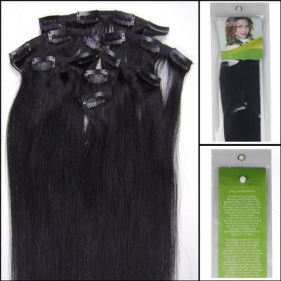 Straight Remy Human Hair Extensions 24 Colors for Your Choose in 15inch ,18inch ,20inch ,22inch ,Beauty Salon Women's Accessories