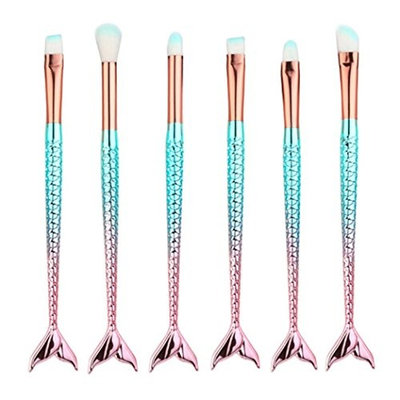 RNTOP 6PCS Make Up Brush Set Foundation Eyebrow Blush Cosmetic Concealer Brushes Kit
