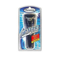 Personna Matrix3 Advanced Triple Blade Razor + Makeup Blender