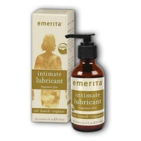Organic Oil-Based Lubricant Fragrance Free Emerita 4 oz Oil