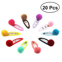 Frcolor 20 Pcs Baby Toddler Snap Hair Clips Flower Printing Barrettes Hair Accessories for Baby Girls