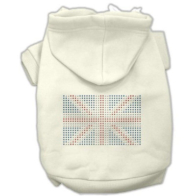 Mirage Pet Products British Flag Hoodies Cream XL (16)