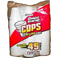 Dart Foam Cups 8.5 oz. 45-Count (Pack of 24)