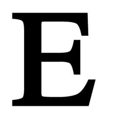 Village Wrought Iron LET-E-M Letter E Medium by Village Wrought Iron