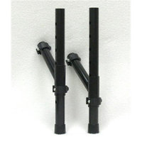 Solutions AT401 2.75 x 5 x 10 in. Universal Rear Anti-Tipper Push Button Rubber Tip for Wheelchair, Set of 2