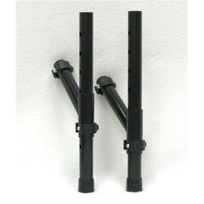 Solutions AT401 2.75 x 5 x 10 in. Universal Rear Anti-Tipper Push Button Rubber Tip for Wheelchair, Set of 2