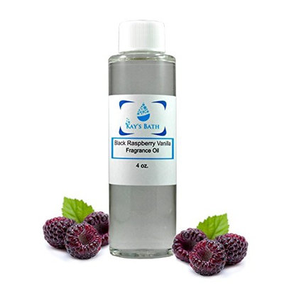 Black Raspberry Vanilla Fragrance Oil - Essential for Candles, Bath Bombs, Perfume. Diffusers, Body Butter, Lotions and Soap Making - Works for All Bath and Body Products - 4 oz.