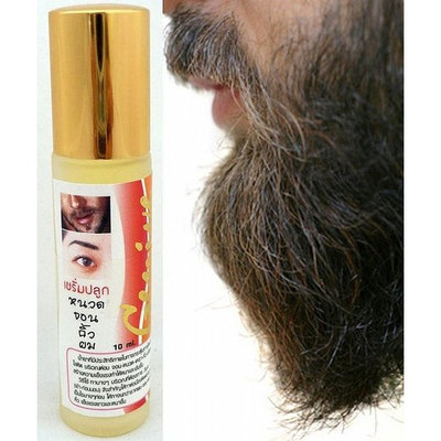 BEARD FACIAL HAIR GROWTH Growth Eyebrow Growth SERUM 10ml Natural by Genive