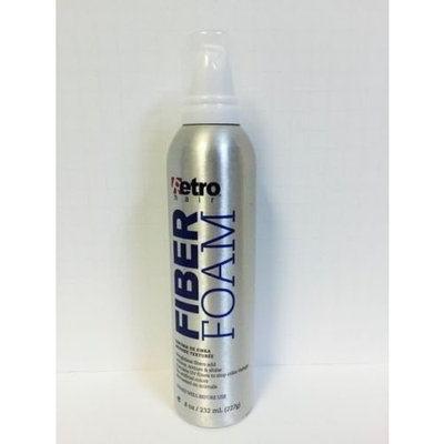 RETRO HAIR FIBER FOAM TEXTURE MOUSSE - VOLUME, TEXTURE, SHINE - 8oz