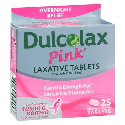 Dulcolax Laxative Comfort Coated Tablets for Women 25.0 ea(pack of 12)