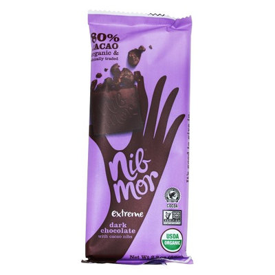 NibMor - Dark Chocolate with Cacao Nibs Extreme - 2.2 oz.(pack of 6)