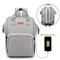 Mom Bags Waterproof Bag Backpack for Women and Men Kid Newborn or Infant Multi-Function Splash-Proof Mummy Maternity Rucksack Handbag Outdoor Travel Nappy Bag for Dad and Mom with USB Charging Port
