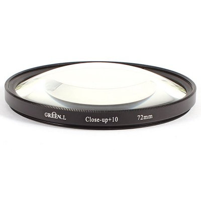 72mm Macro Close Up Lens Digital Filter +10 Black Clear for Camcorder