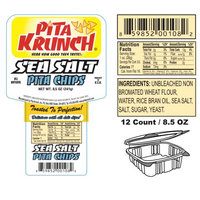 Pita Krunch Inc Pita Krunch /Pita Chips - Sea Salt