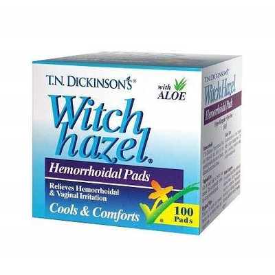 tn T.N. Dickinson's Witch Hazel Hemorrhoidal Pads 100.0 ea(pack of 6)