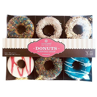 Half Dozen Scented Donut Themed Soap Gift Set