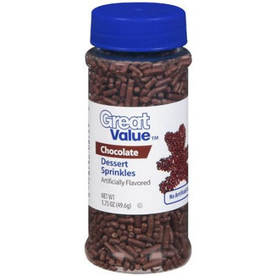 Great Value: Chocolate Dessert Sprinkles, 1.75 oz