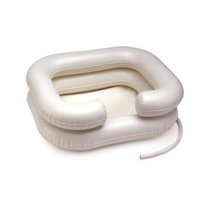 Maddak Shampoo Basin 8 X 20 X 24 Inch White 6 Pack