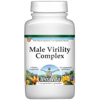 Male Virility Complex Powder - Muira Puama, Schizandra, Siberian Ginseng, Ginkgo Biloba (1 oz, ZIN: 511973)