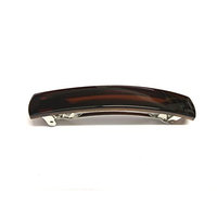 Vintage tortoise hair barrette clip made in France
