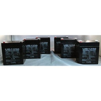 Universal Power Group NP5-12 Home Alarm Battery 12v 5ah SLA UB1250-6 Pack