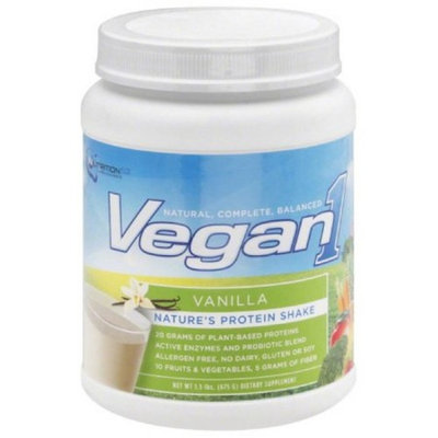Nutrition 53 Vegan1 Vanilla Protein Shake Mix, 1.5 lbs