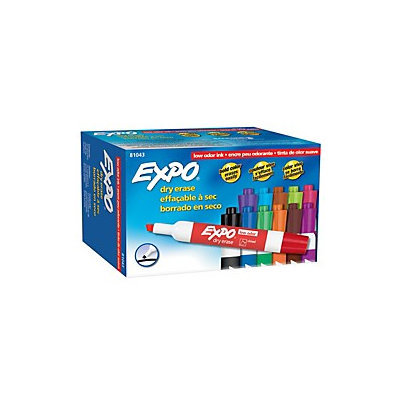 Sanford Expo Dry Erase Marker, chisel, pk12 81043 2ltn8