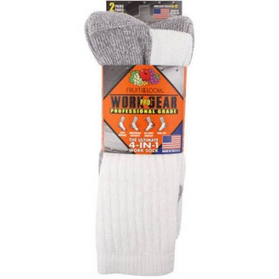Men's Work Gear Pro Crew Socks 2-Pack
