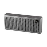 TechComm SD-T6 Bluetooth Speaker with Round Rare Earth Dual 8W Speaker, High-Quality Aluminum Shell, Powerful Battery and Auxiliary Input, for Music and Hands-Free Calling