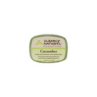 Clearly Natural Soap Glycerine Cucumber 4 Oz Pack of 12