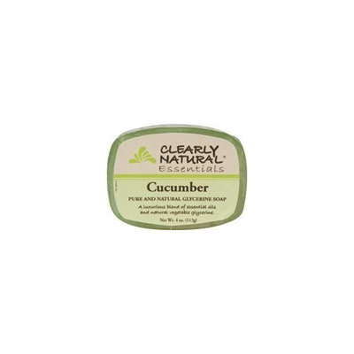 Clearly Natural Soap Glycerine Cucumber 4 Oz Pack of 12