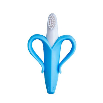 Baby Banana Brush Blue Baby Banana Training Toothbrush
