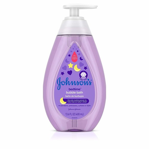 Johnson's Hypoallergenic Bedtime Baby Bubble Bath with NaturalCalm Aromas, 13.6 fl. Oz (Pack of 3)