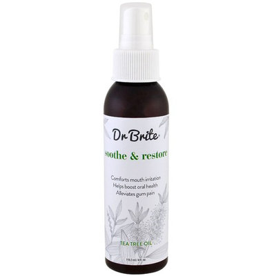 Dr. Brite, Sooth & Restore Oral Spray, Tea Tree Oil, 4 fl oz (118.3 ml)