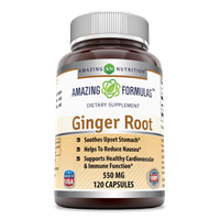 Amazing Nutrition Ginger Root 550 Mg 120 Capsules?