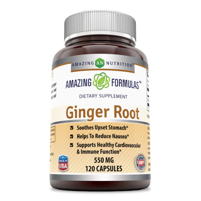 Amazing Nutrition Ginger Root 550 Mg 120 Capsules?