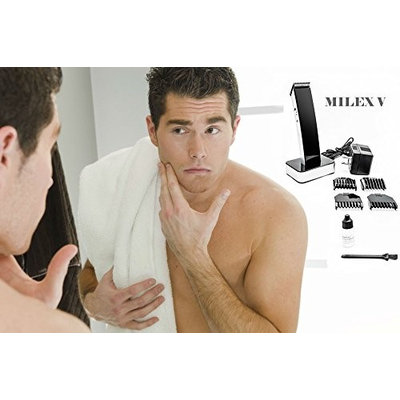 Medex Milex V Ultra-Sleek Rechargeable Hair, Mustache, Beard, and Body Clipper, Trimmer