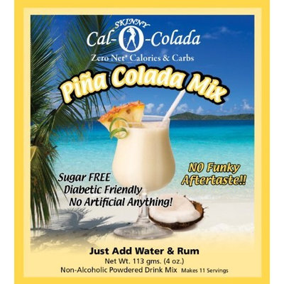 Sugar Free Pina Colada Cocktail Mix 0 Calorie Carb 100% Natural Diabetic Skinny Cal-0-Colada - 44 Serving 2.5 Gal Frozen Drink Machine Pk