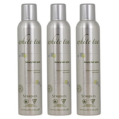 Scruples White Tea Luxury Hair Spray 265 ml/8 oz Pack of 3