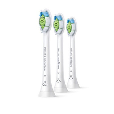 Philips Sonicare DiamondClean replacement toothbrush heads, HX6063/65, BrushSync technology, White 3-pk