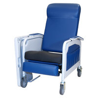 Winco Manufacturing Three Position Convalescent Recliner with Saddle Seat