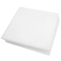 3 Pcs Biochemical Filtration Filter Sponges White 45cmx45cm for Fish Tank