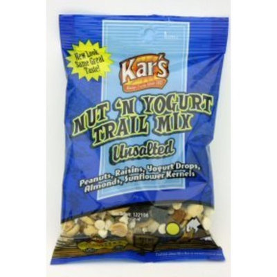 Kars Unsalted Trail Mix Nut N Yogurt (Case of 48)