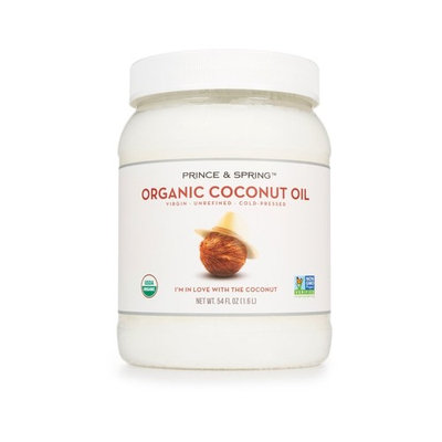 Prince & Spring Organic Coconut Oil, 54 Ounce