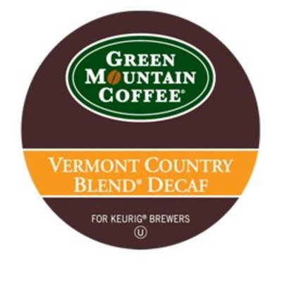 Green Mountain Coffee Vermont Country Blend Decaf, K-Cup Portion Pack for Keurig Brewers 24-Count