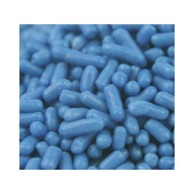 Kerry Sprinkles Blue Jimmies Bakery Topping 1 pound colored sprinkles